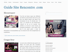 Tablet Screenshot of guidesiterencontre.com